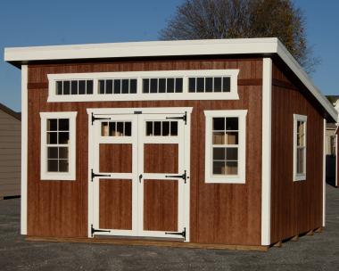 10x14 Custom Lean To Storage Shed from Pine Creek Structures