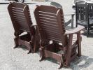 Outdoor Patio Furniture: Poly Contoured Gliders